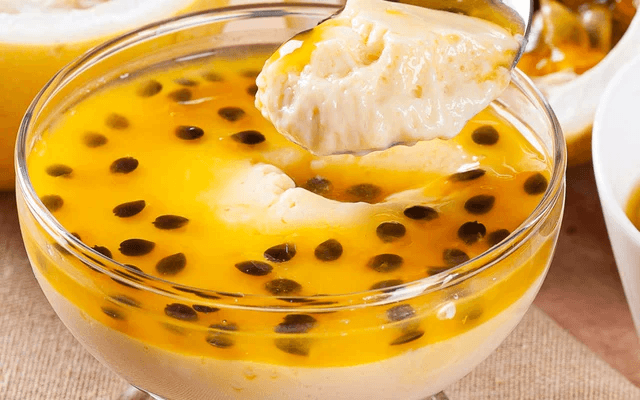 Light Passion Fruit Mousse